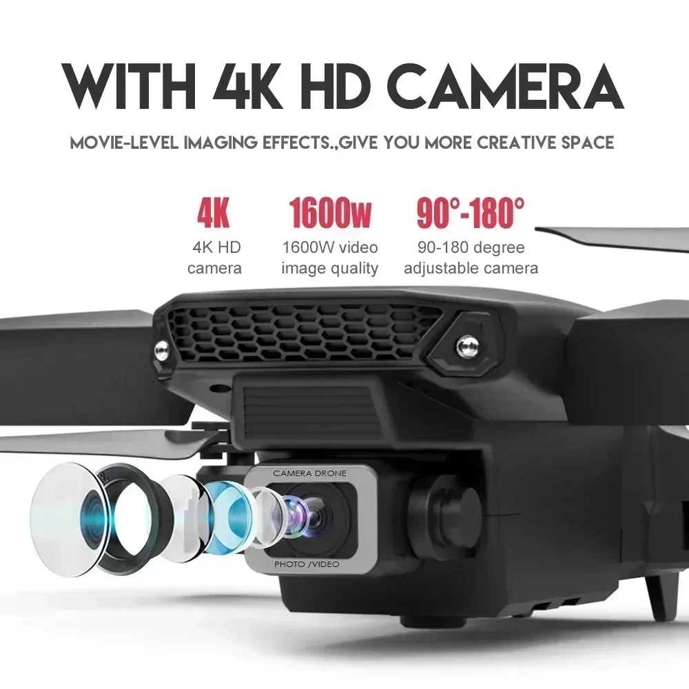 E88 Pro WIFI FPV Drone gran an - Drone Camera Hd reseña y precio