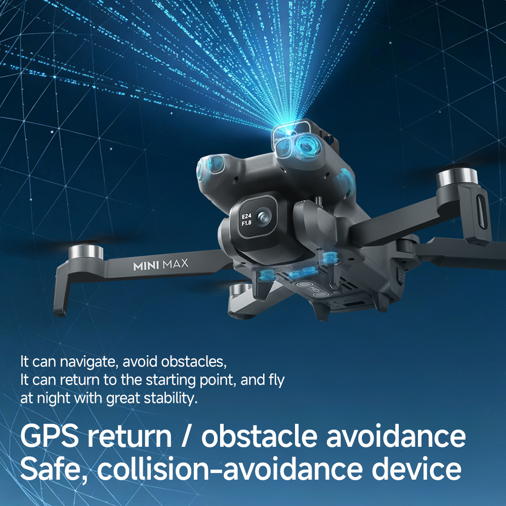 Dron Plegable V618 MAX con GPS - Drone Camera Professional reseña y precio