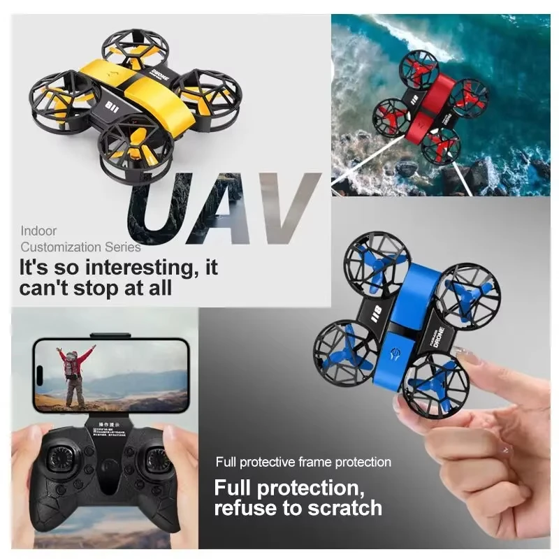 Mini Dron D12 4k Profesional c - Drone Camera Hd reseña y precio