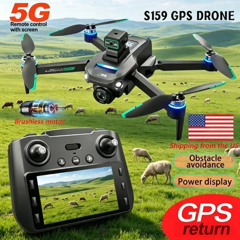 Dron GPS S159, Quadcopter Prof - Drone Camera Hd reseña y precio